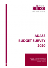 ADASS budget survey 2020